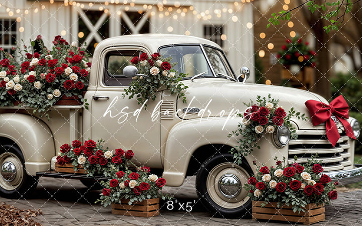 Vintage Love Truck – Valentine’s Day Photo Background