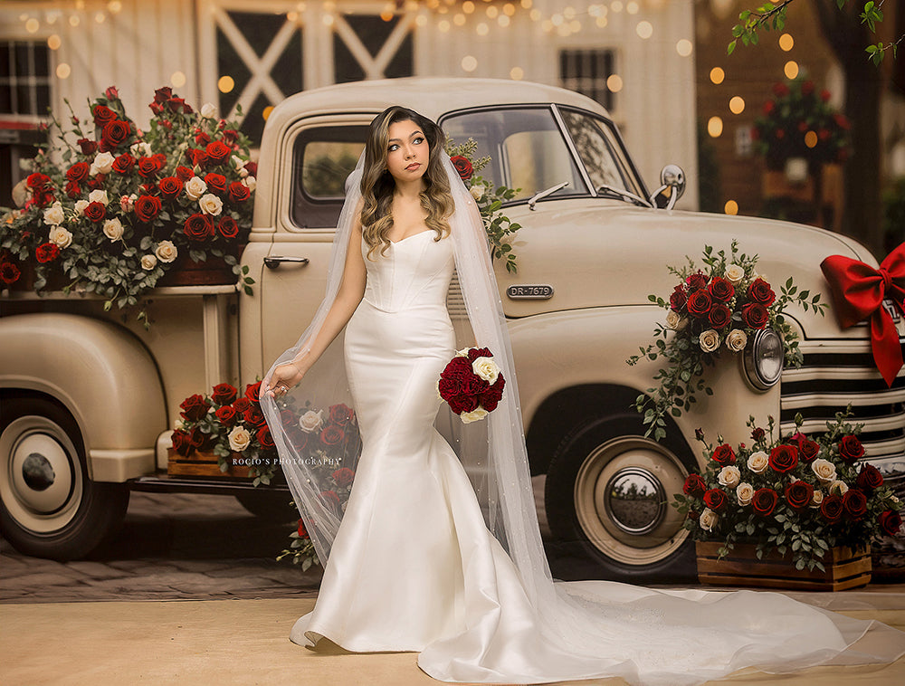 Vintage Love Truck – Valentine’s Day Photo Background