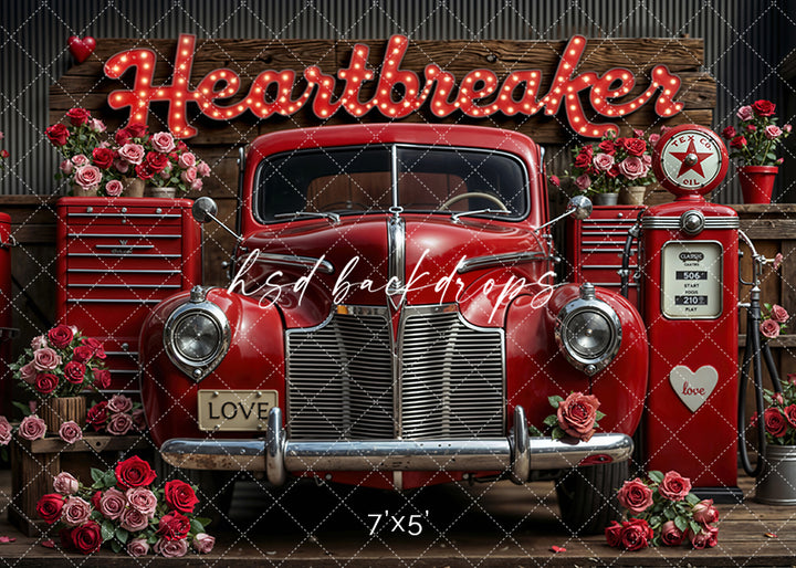 Heartbreaker Garage – Valentine’s Day Photo Backdrop