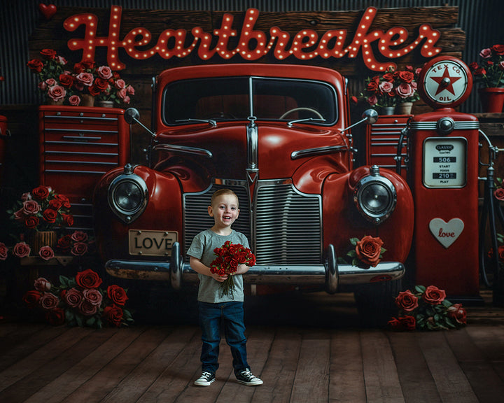 Heartbreaker Garage – Valentine’s Day Photo Backdrop