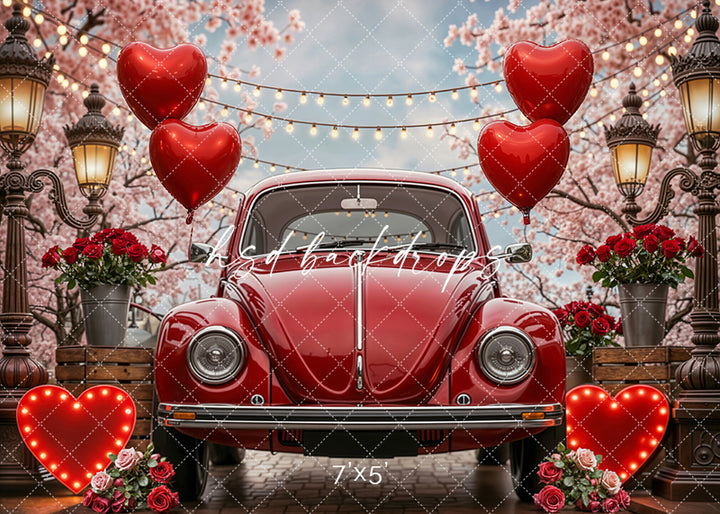Love Bug Avenue – Valentine’s Day Photography Backdrop