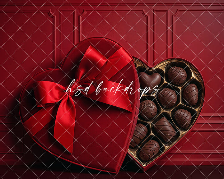 Box of Chocolates – Valentine’s Day Photo Background