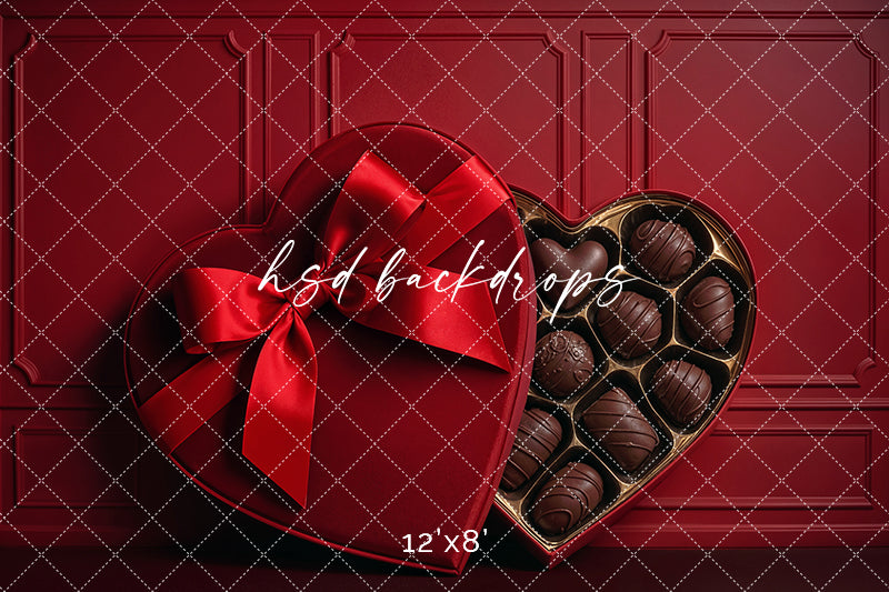 Box of Chocolates – Valentine’s Day Photo Background