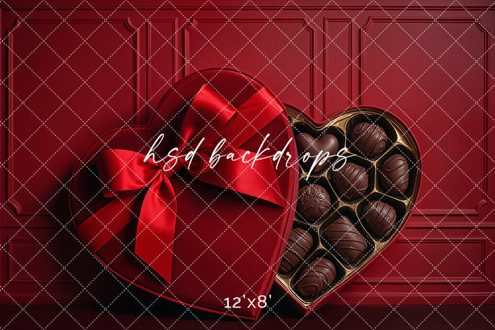 Box of Chocolates – Valentine’s Day Photo Background