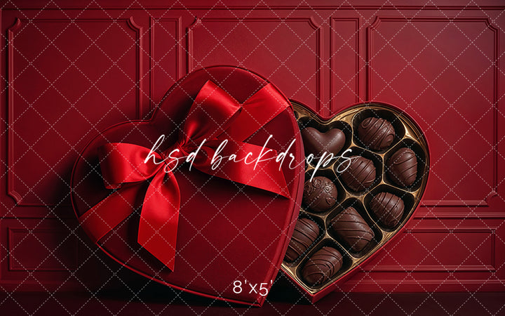 Box of Chocolates – Valentine’s Day Photo Background