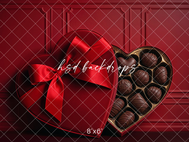 Box of Chocolates – Valentine’s Day Photo Background