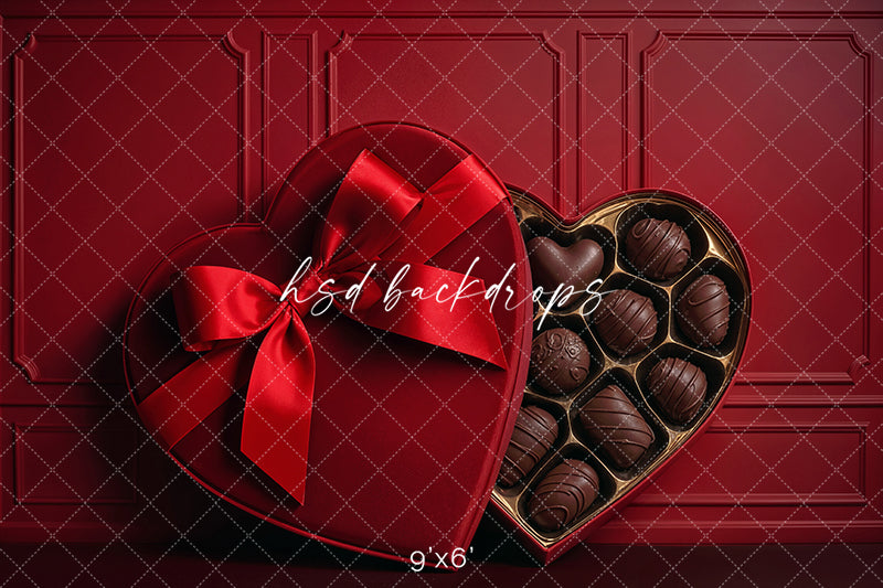 Box of Chocolates – Valentine’s Day Photo Background