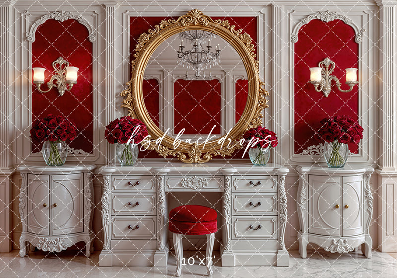 Velvet Vanity – Valentine’s Day Photography Backdrop