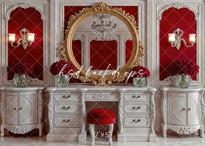 Velvet Vanity – Valentine’s Day Photography Backdrop