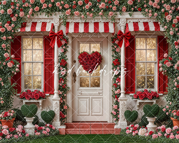 Sweetheart Cottage – Valentine’s Day Photography Backdrop