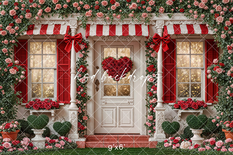 Sweetheart Cottage – Valentine’s Day Photography Backdrop