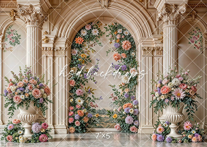 Backdrop Using Columns Broque Victorian Elegant Arched Columns Photo Backdrop | Eloise – HSD ...