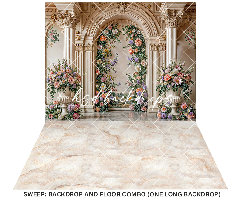 Backdrop Using Columns Broque Victorian Elegant Arched Columns Photo Backdrop | Eloise – HSD ...
