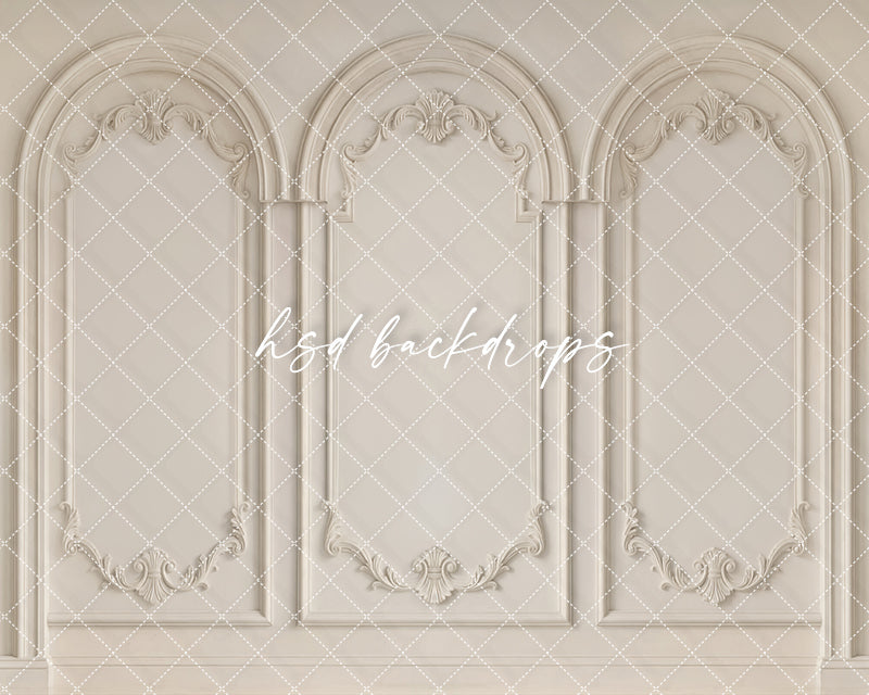 Studio Panel Backdrop Ivory Parisian Panels Photography Backdrop – Elegant Studio Wall Desig ...