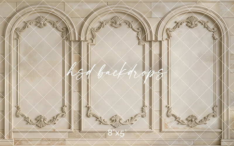 Studio Panel Backdrop Antique Parisian Panels Photography Backdrop – Elegant Studio Wall Des ...