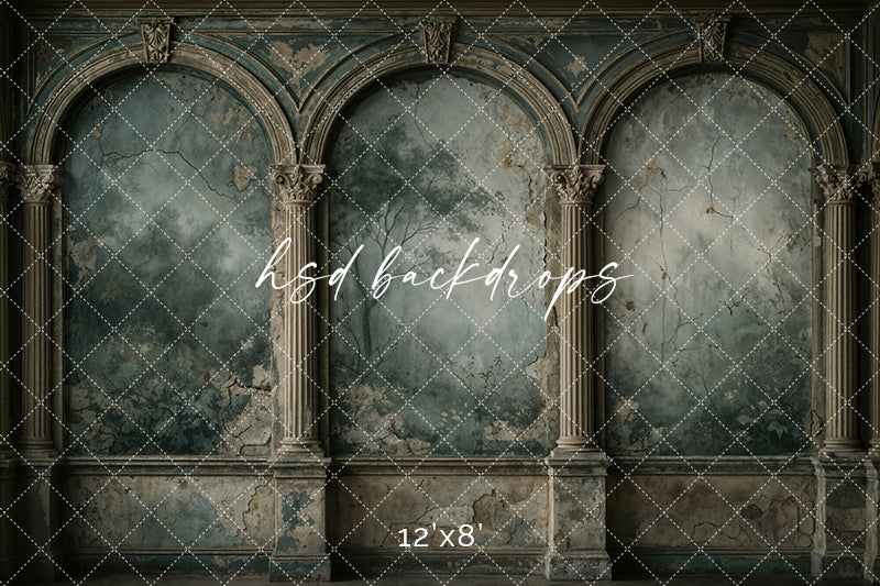 Gothic Forest Arch Photography Backdrop – Dark Fine Art Portrait Scene | HSD Backdrops