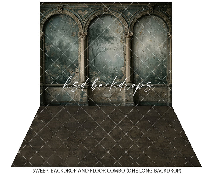 Gothic Forest Arch Photography Backdrop – Dark Fine Art Portrait Scene | HSD Backdrops
