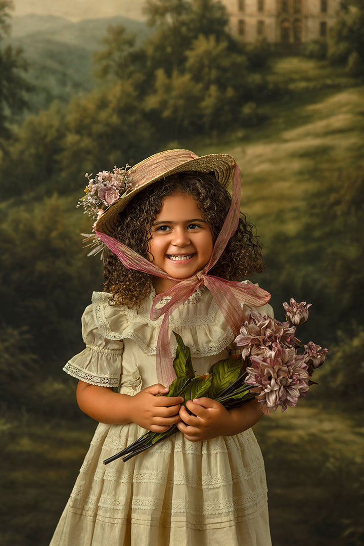 Moody Manor Path Photography Backdrop – Dark Fine Art Portrait Scene | HSD Backdrops