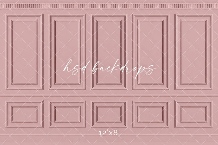Antique Blush French Panel Photography Backdrop – Elegant Fine Art Portrait Scene | HSD Backdrops