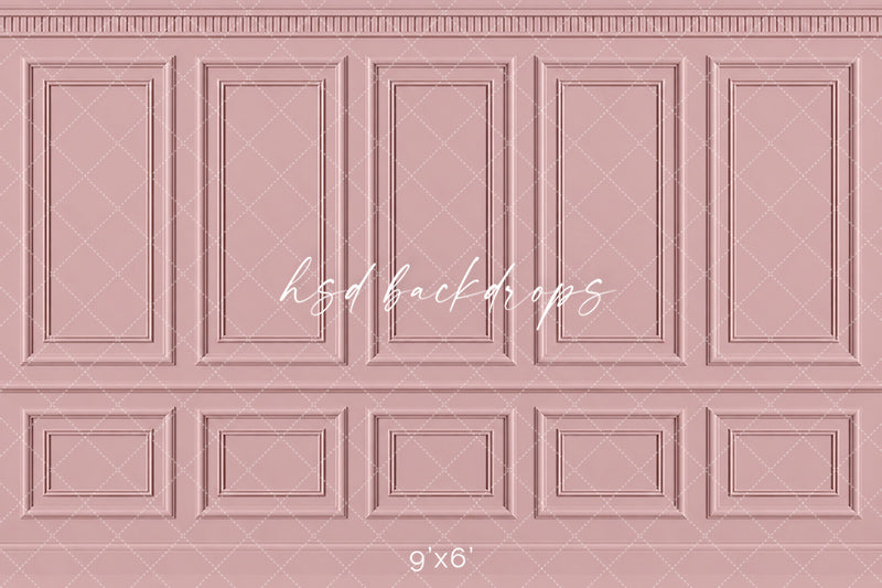 Antique Blush French Panel Photography Backdrop – Elegant Fine Art Portrait Scene | HSD Backdrops
