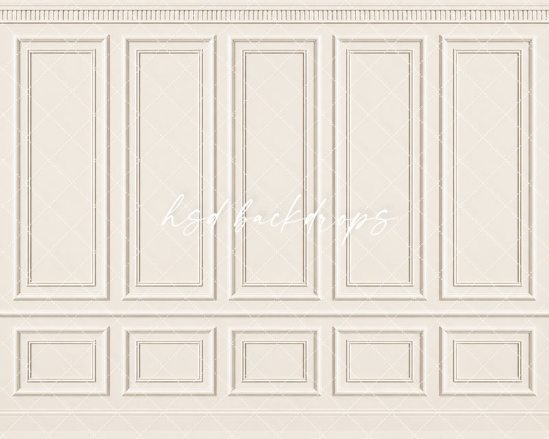 Classic Cream French Panel Photography Backdrop