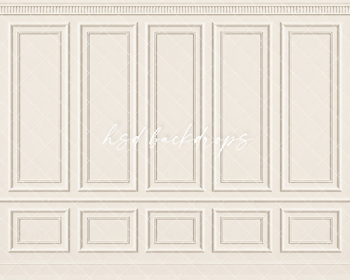 Classic Cream French Panel Photography Backdrop