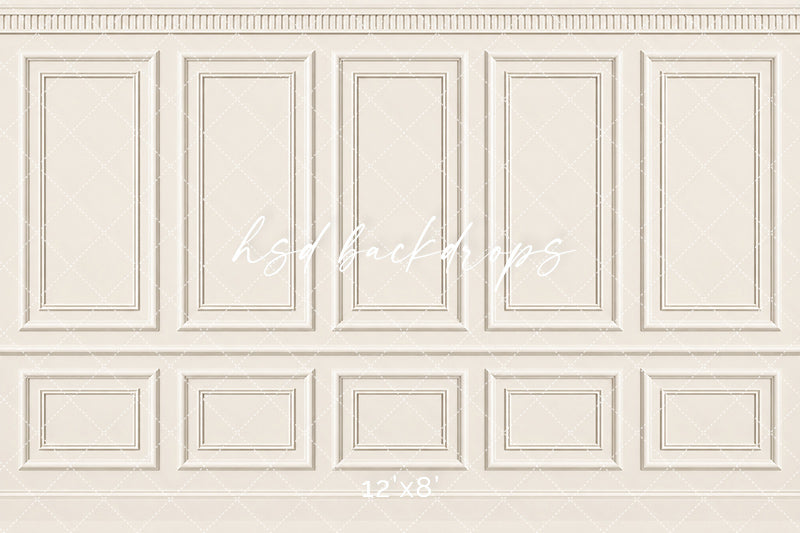 Classic Cream French Panel Photography Backdrop