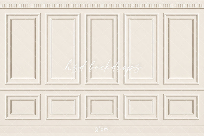 Classic Cream French Panel Photography Backdrop