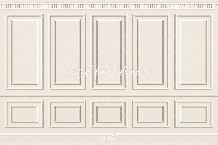 Classic Cream French Panel Photography Backdrop