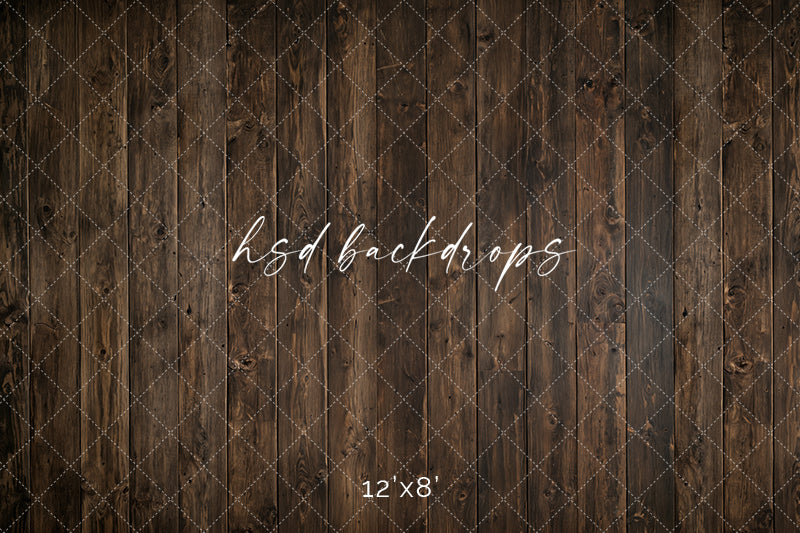 Vintage Brown Wood Photography Floor Backdrop – Natural Studio Floor Scene | HSD Backdrops