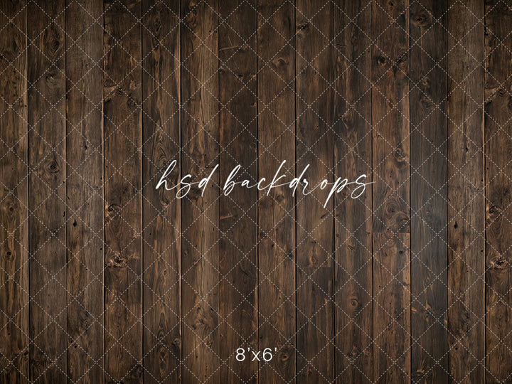 Vintage Brown Wood Photography Floor Backdrop – Natural Studio Floor Scene | HSD Backdrops