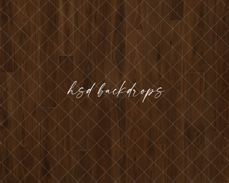 Warm Walnut Wood Photography Backdrop – Classic Studio Wood Floor | HSD Backdrops