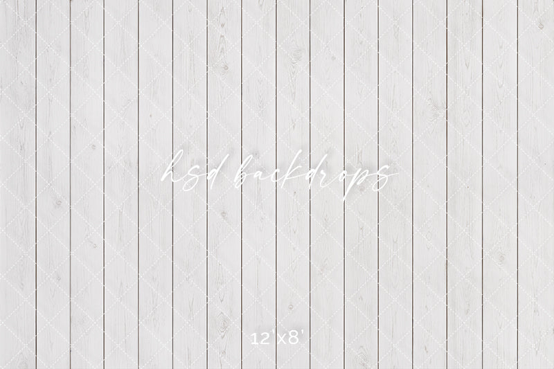 Whitewashed Wood Plank Photography Backdrop – Clean Studio Portrait Wall | HSD Backdrops
