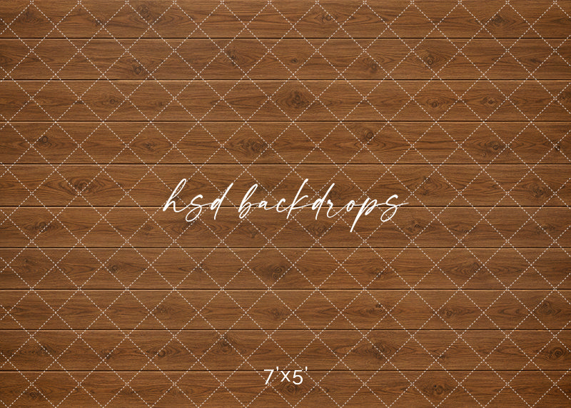 Golden Oak Wood Floor photography backdrop with warm honey oak plank texture, natural wood grain details, soft brown tones, and clean studio floor styling for portraits and product photography.