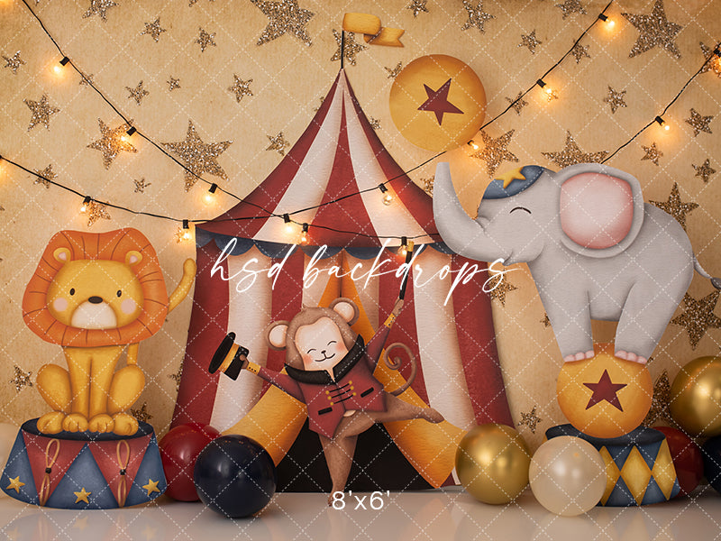 Circus Animals - HSD Photography Backdrops 