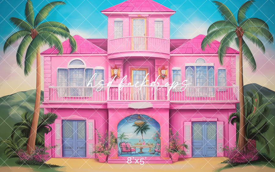 Dolly's Tropical Dreamhouse - HSD Photography Backdrops 