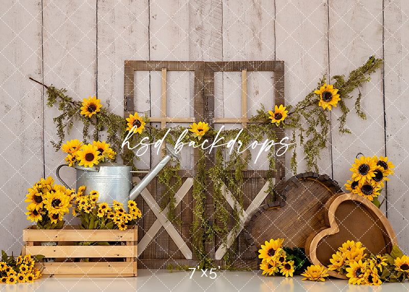 Sunflower Scene - HSD Photography Backdrops 