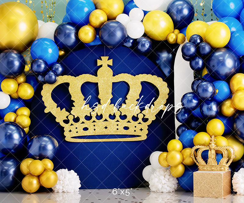 Royal Prince Theme 1st Birthday Decoration Kit - Buy-Customised-Theme- Party-Supplies and Decorations-For Birthday-Online-Chalkboard and  Milestone-Board-For-kids