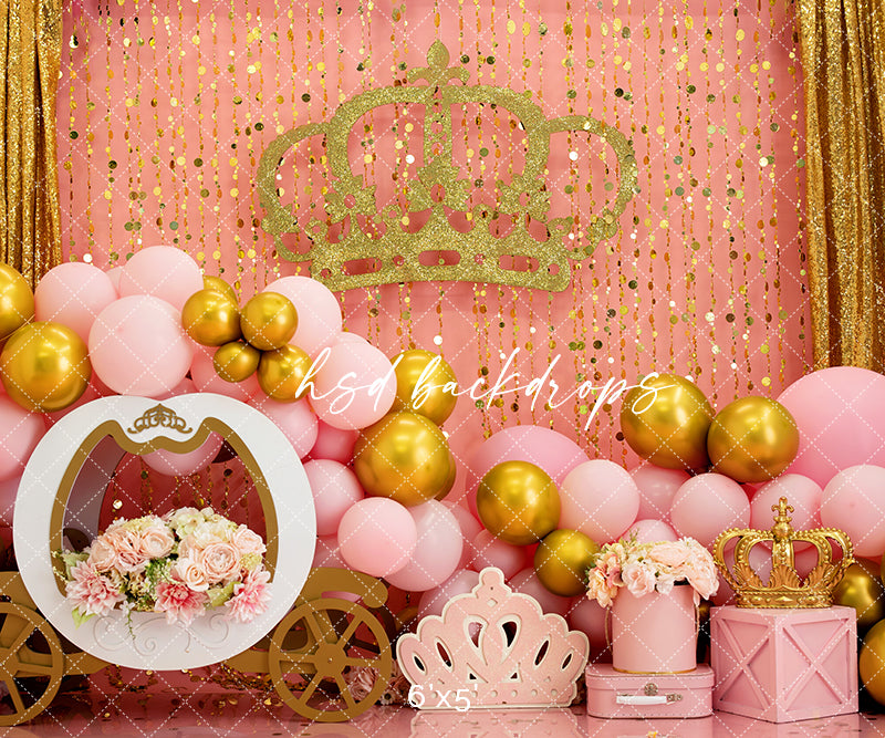 Crown Cake Topper, Cake Smash, Princess Party, Gold Crown, 1st Birthday,  Baby