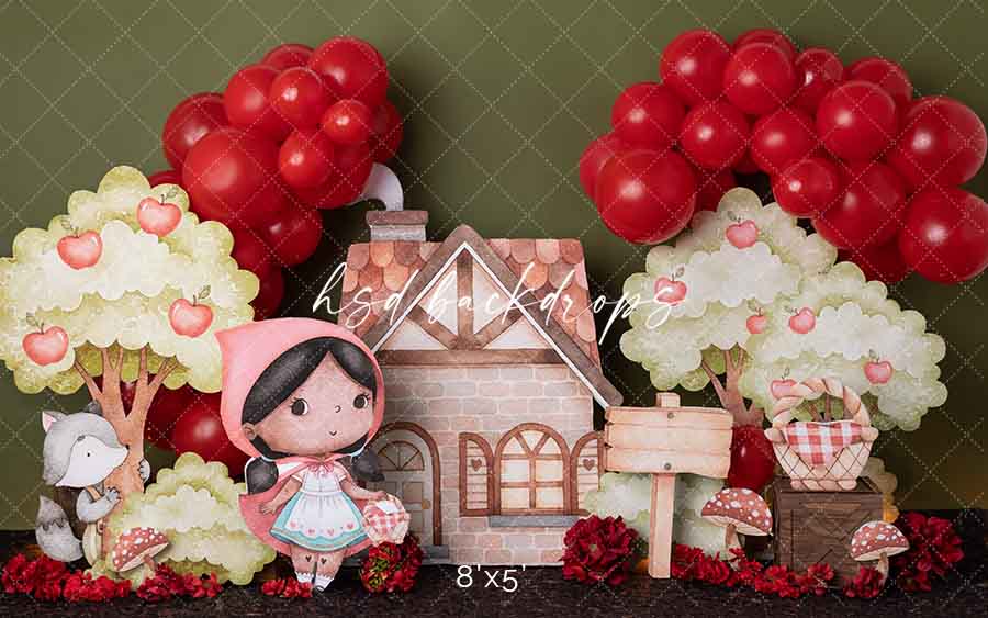 Little Red Riding Hood - HSD Photography Backdrops 