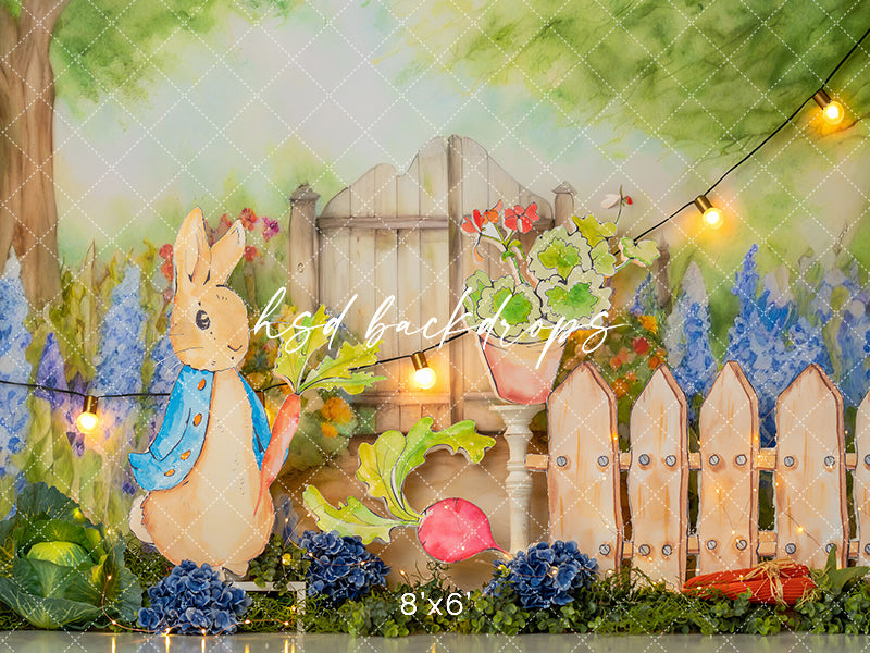 Rabbit's Garden Set Up - HSD Photography Backdrops 