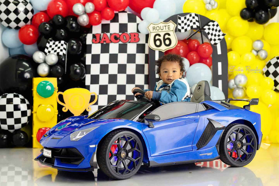 Race Car Birthday - HSD Photography Backdrops 