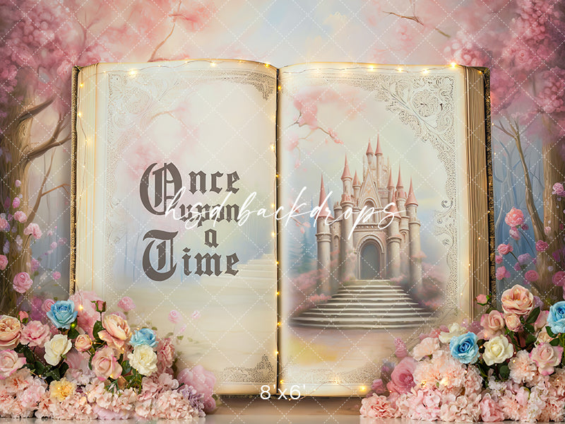Once Upon A Time Photo Backdrop For Fairytale Storybook Cake Smash once-upon-a-time-photo-backdrop-for-fairytale-storybook-cake-smash