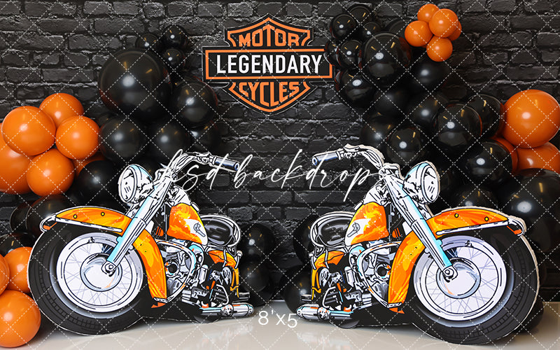 Motorcycle Party - HSD Photography Backdrops 