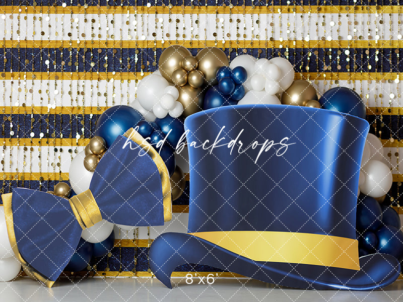 Mr Onderful Hat & Bow - HSD Photography Backdrops 