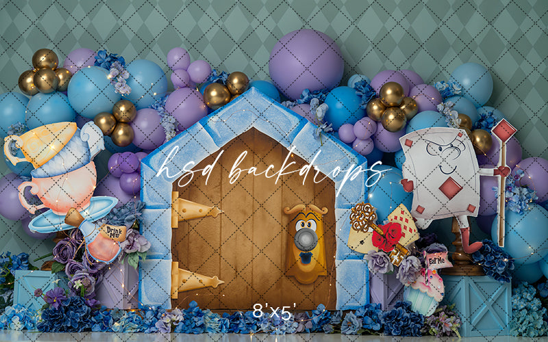 Tea Party in Wonderland - HSD Photography Backdrops 
