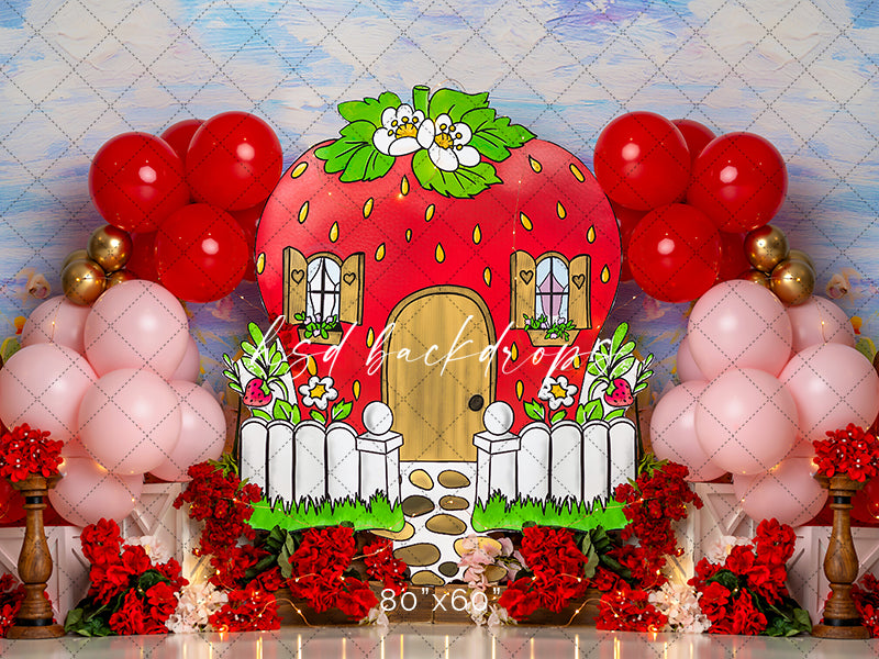 Berry First Birthday - HSD Photography Backdrops 