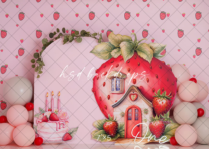 Berry Sweet Birthday (one) - HSD Photography Backdrops 
