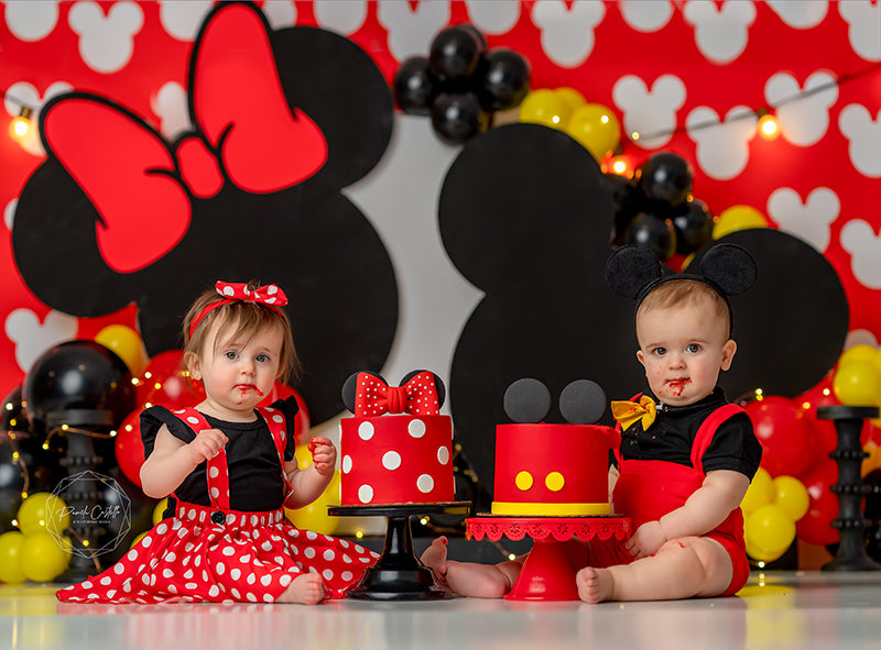 Mouse Twins - HSD Photography Backdrops 