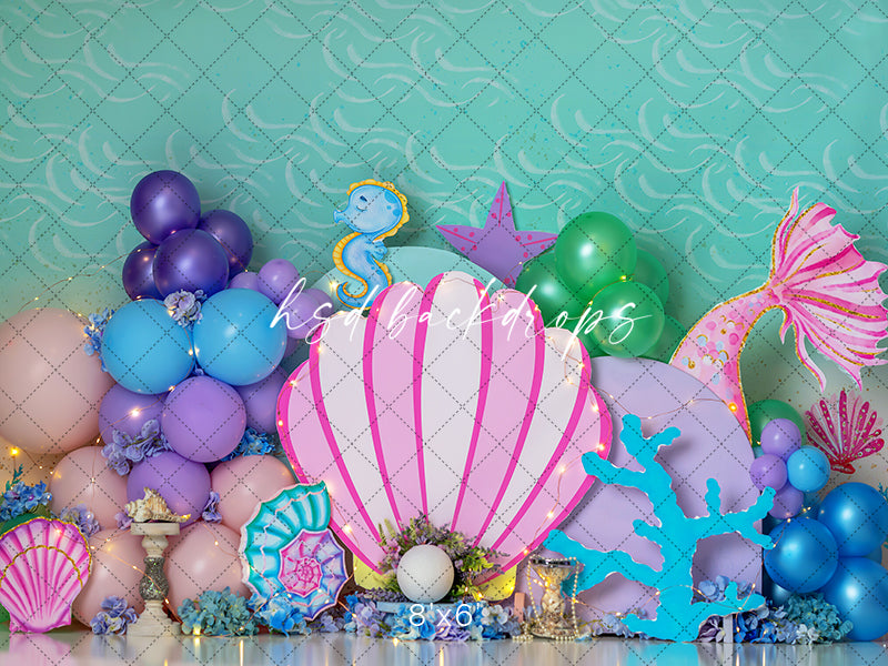 Mermaid Wishes - HSD Photography Backdrops 